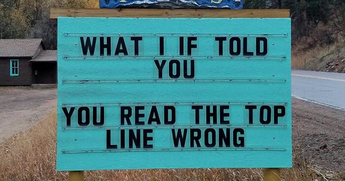 Someone In Colorado Is Putting The Funniest Signs, And The Puns Are Priceless (50 Pics)