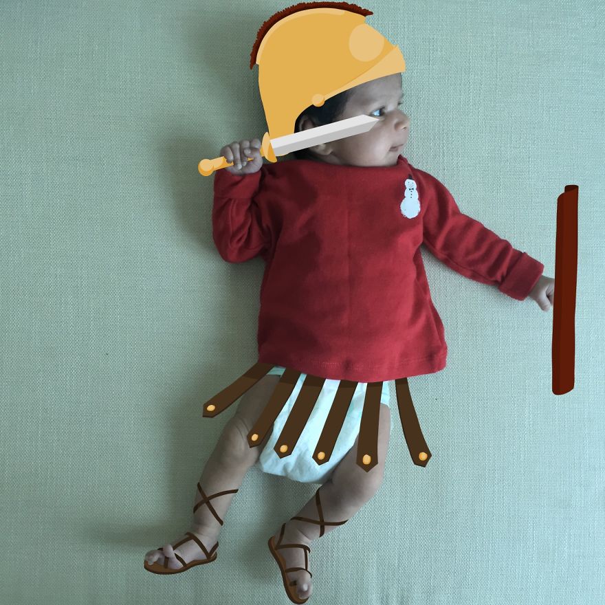 We Take Our Newborn Daughter On Adventures By Illustrating Her Pictures That We Make Every Week We Take Our Newborn Daughter On Adventures By Illustrating Her Pictures That We Make Every Week