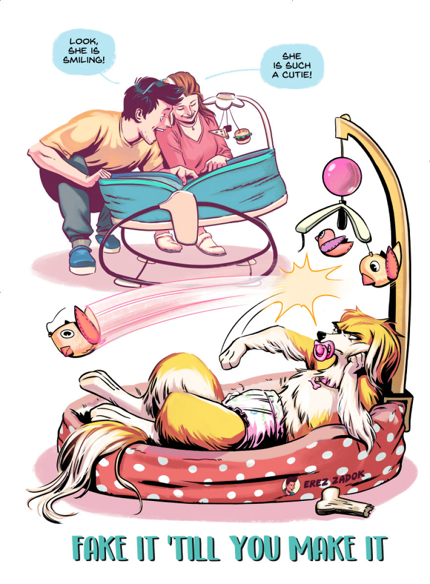 14 Situations Every Dog Owner (And A New Parent) Can Relate To