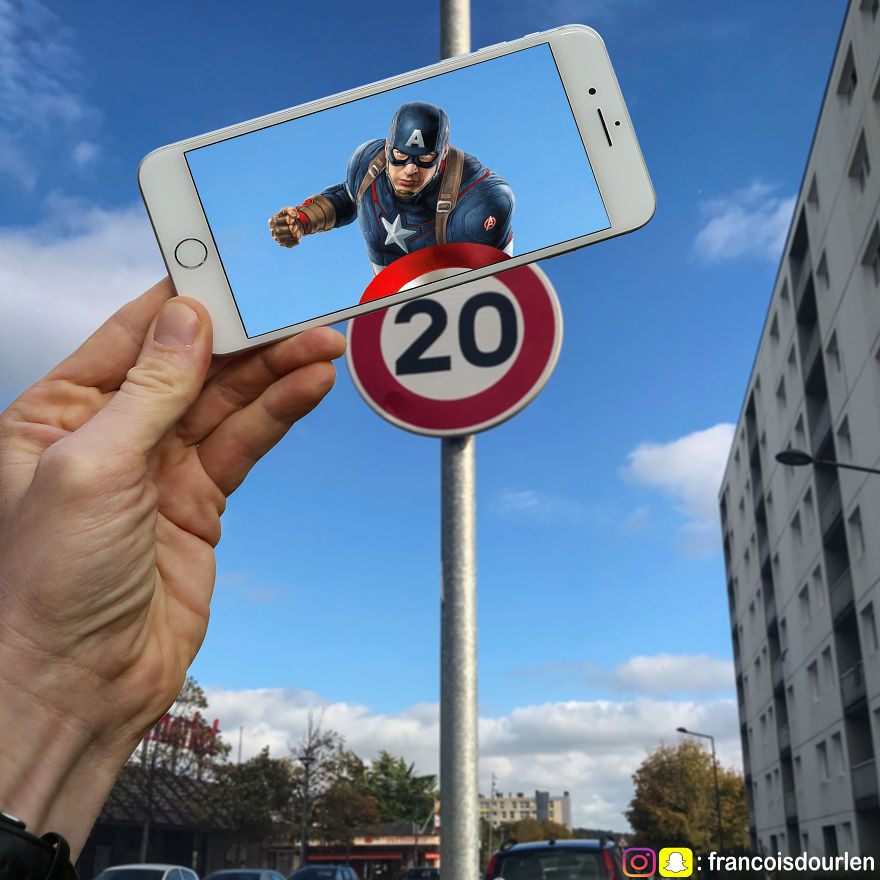 I Mix Iconic Characters And Scenes With The Real Life Using My Iphone