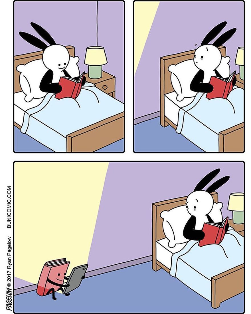 Cartoonist Puts A Cute Bunny In Dark Situations, And We Can't Get Enough