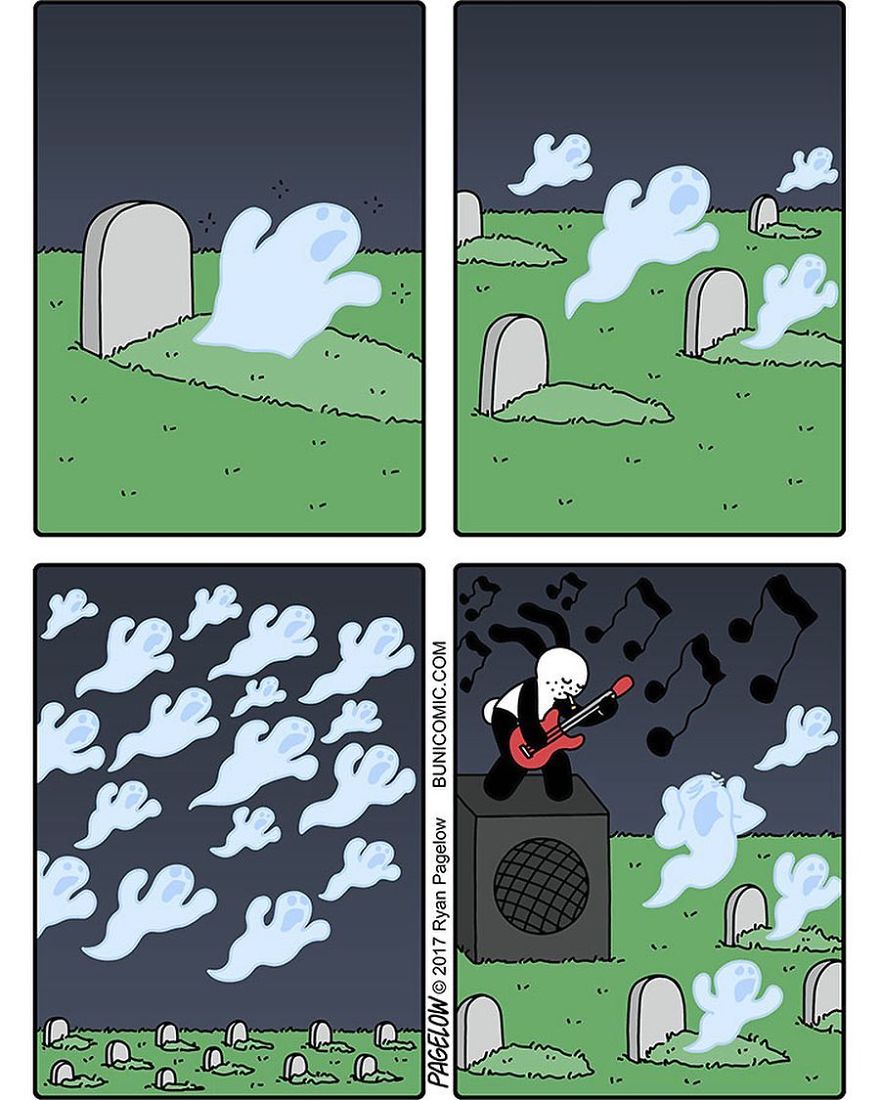 Cartoonist Puts A Cute Bunny In Dark Situations, And We Can't Get Enough