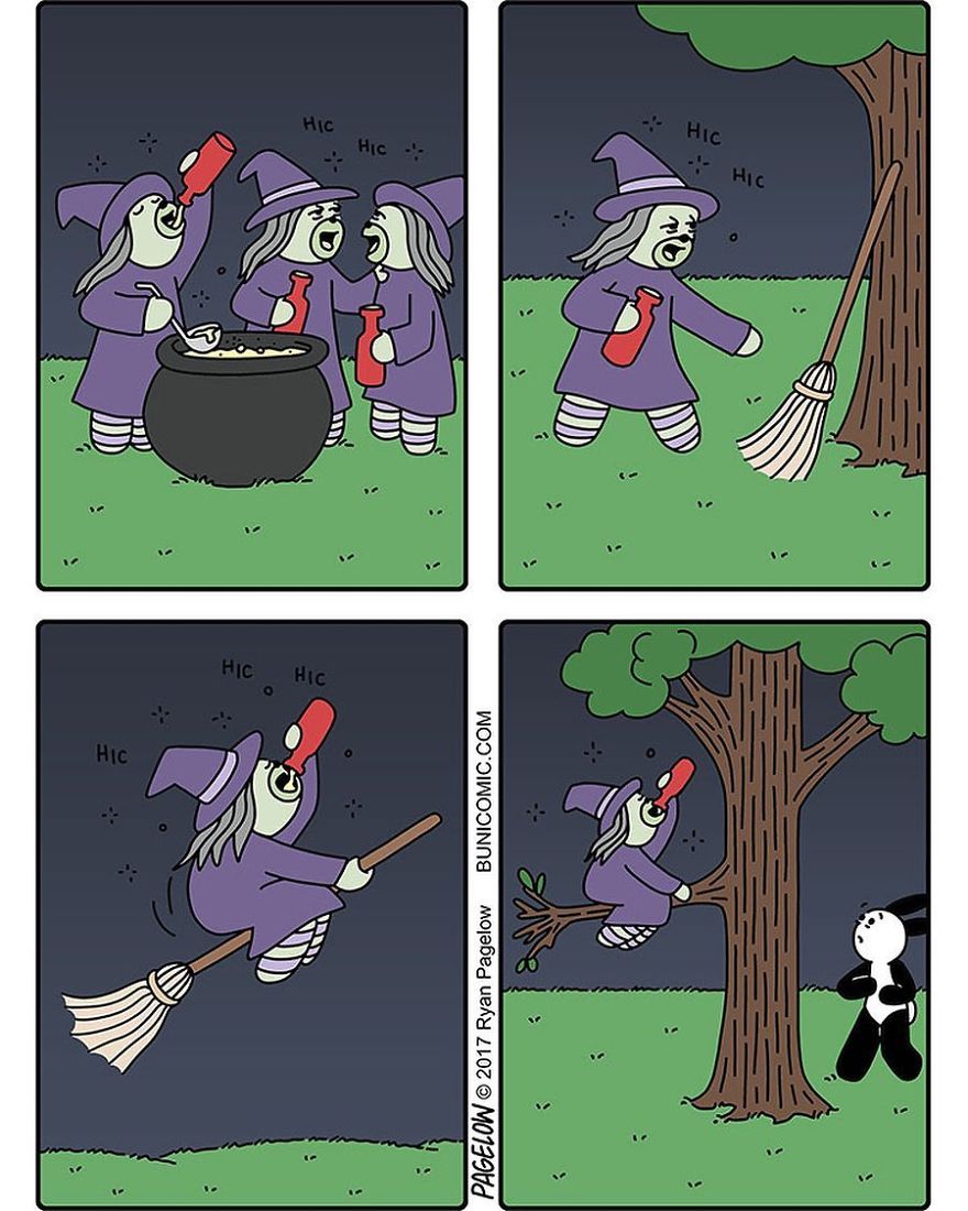 Cartoonist Puts A Cute Bunny In Dark Situations, And We Can't Get Enough