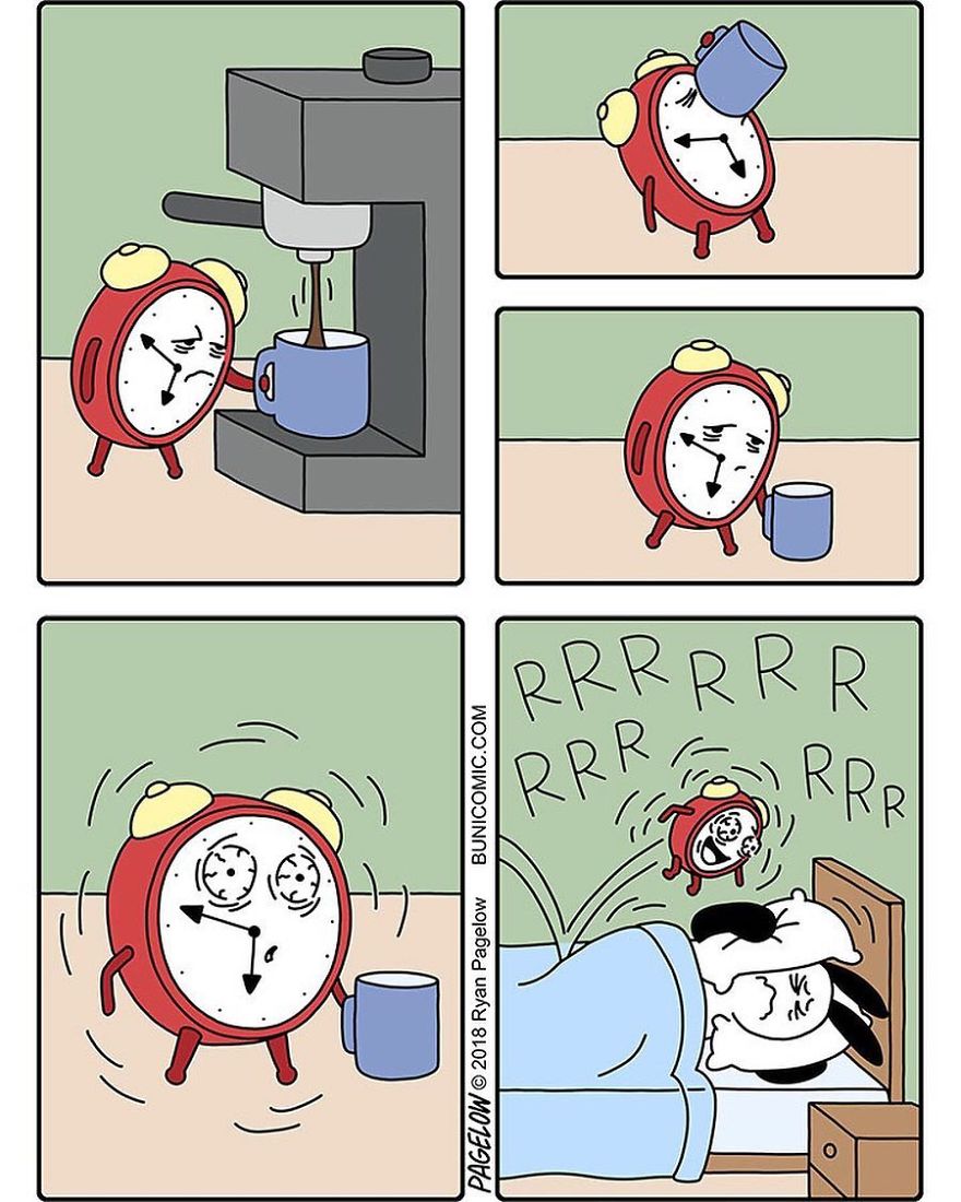 Cartoonist Puts A Cute Bunny In Dark Situations, And We Can't Get Enough