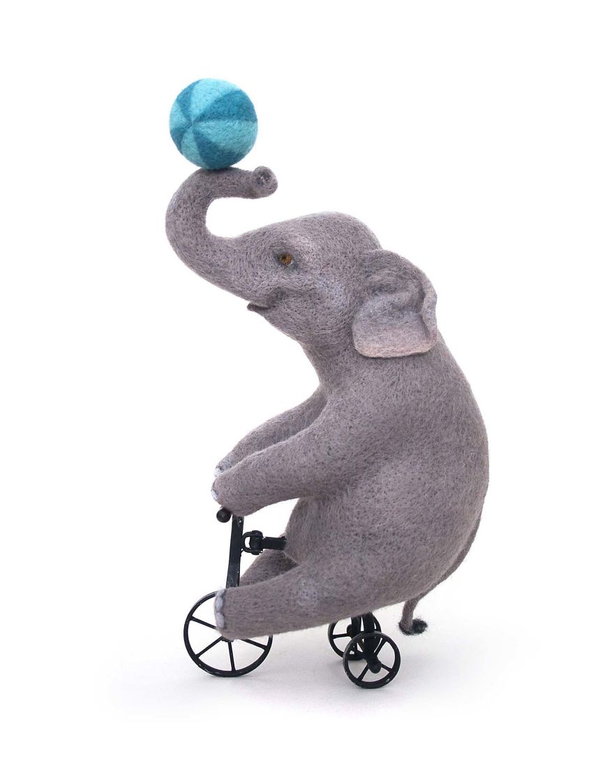 Needle Felted Elephant