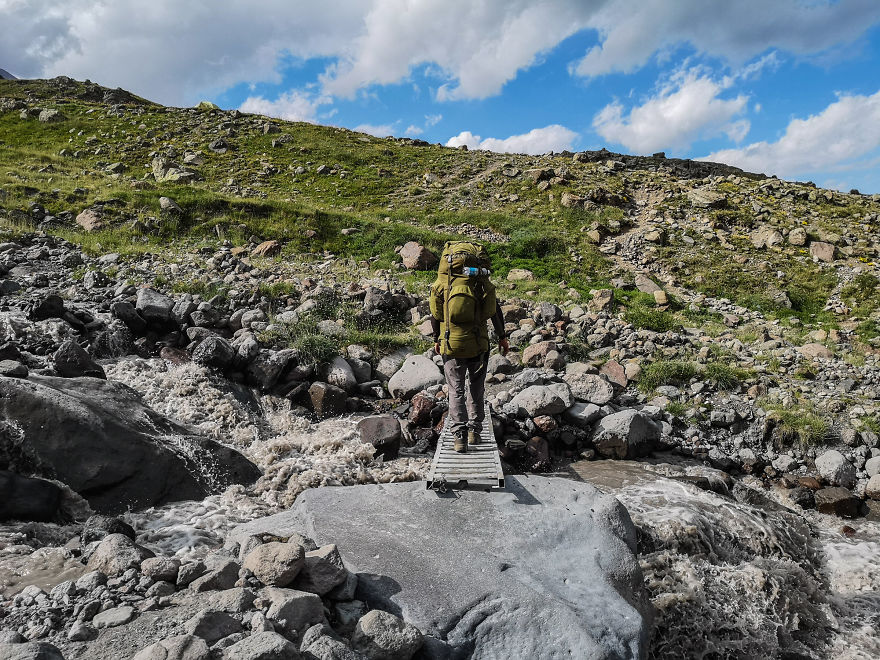 Expedition To Mount Kazbek: Day 2 - From Tbilisi To 2990 M. Elevation Expedition To Mount Kazbek: Day 2 - From Tbilisi To 2990 M. Elevation