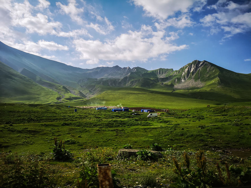 Expedition To Mount Kazbek: Day 2 - From Tbilisi To 2990 M. Elevation Expedition To Mount Kazbek: Day 2 - From Tbilisi To 2990 M. Elevation