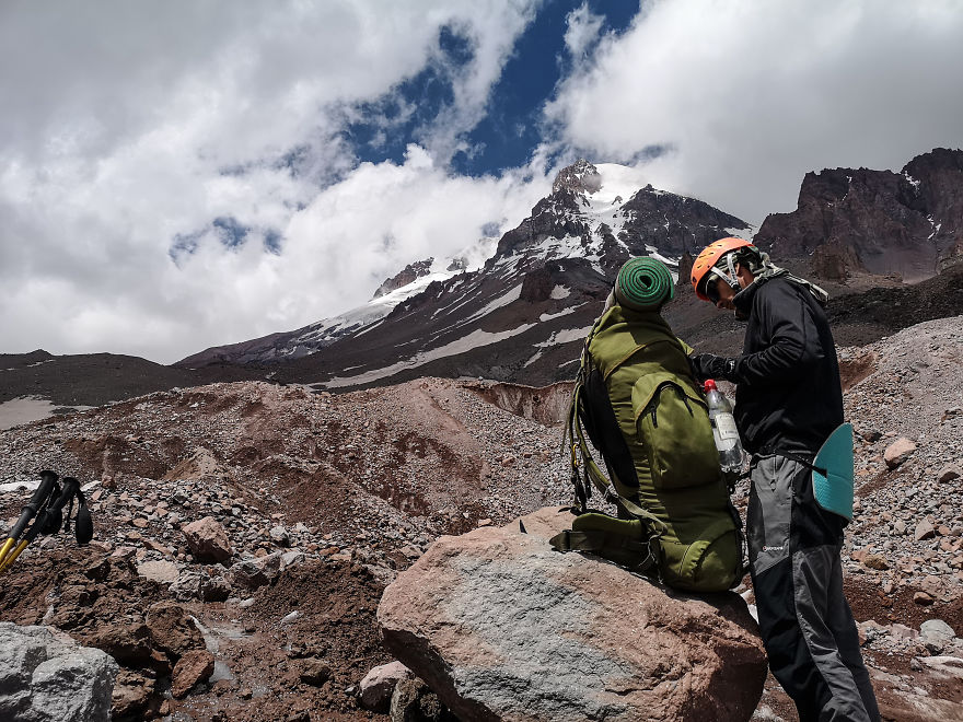Expedition To Mount Kazbek: Day 3 - Point Of No Return Expedition To Mount Kazbek: Day 3 - Point Of No Return