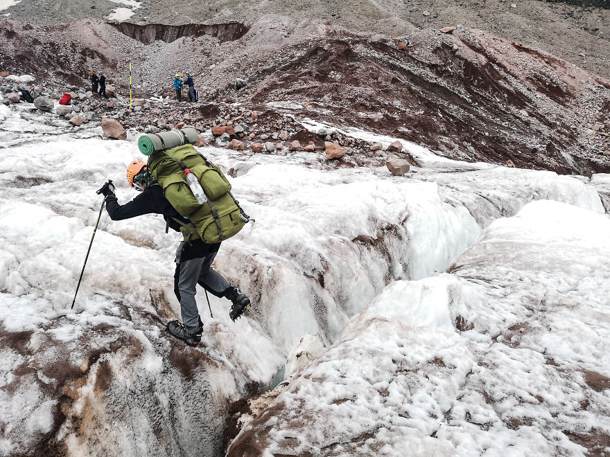 Expedition To Mount Kazbek: Day 3 - Point Of No Return Expedition To Mount Kazbek: Day 3 - Point Of No Return