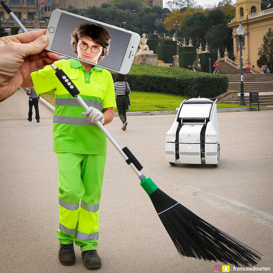 I Mix Iconic Characters And Scenes With The Real Life Using My Iphone