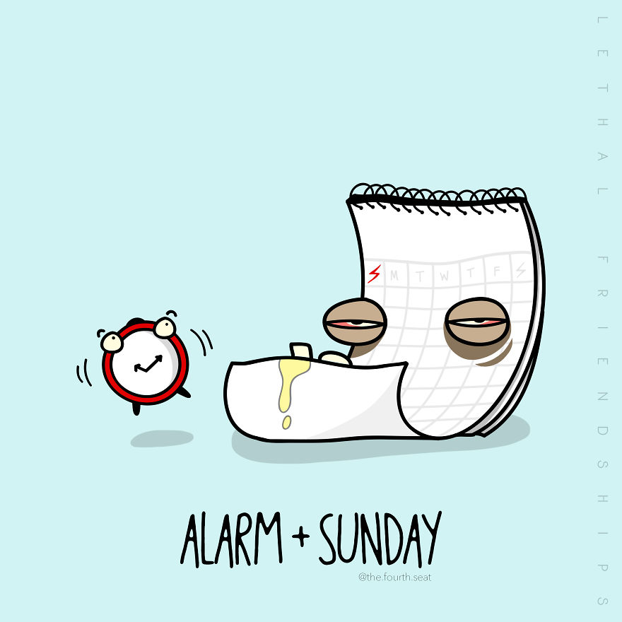 I Illustrated A Small Series Titled "Lethal Friendships" For Friendship Day