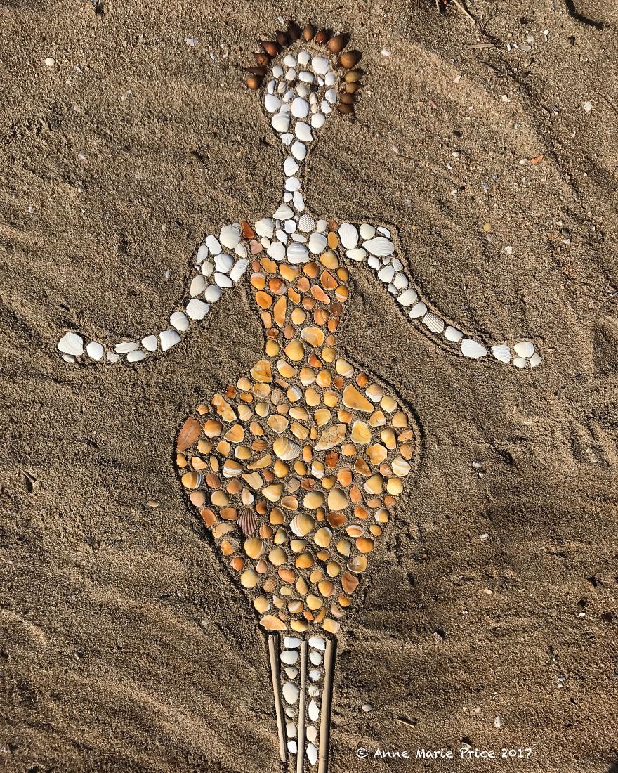 I Make Temporary Mosaic Beach Art (Part 3) I Make Temporary Mosaic Beach Art (Part 3)