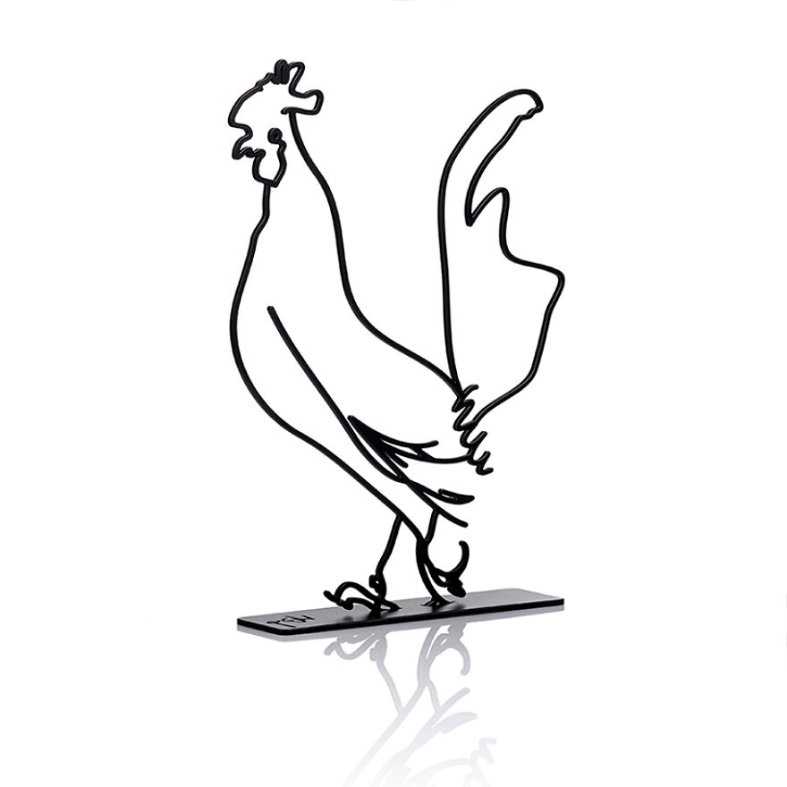 I Found A 50-Year-Old Book With Animal Illustrations, And Turned Them Into Minimalist Sculptures I Found A 50-Year-Old Book With Animal Illustrations, And Turned Them Into Minimalist Sculptures