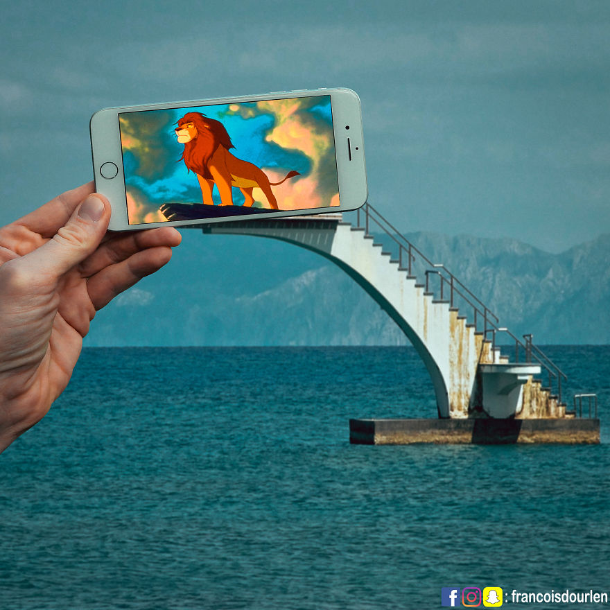 I Mix Iconic Characters And Scenes With The Real Life Using My Iphone