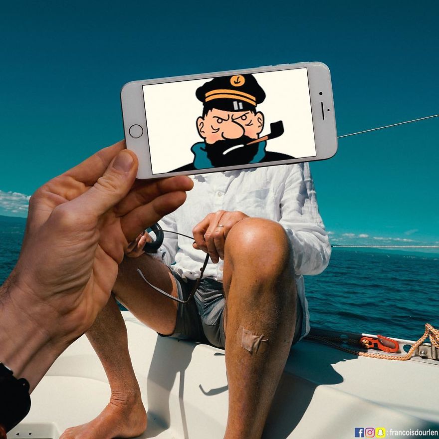 I Mix Iconic Characters And Scenes With The Real Life Using My Iphone