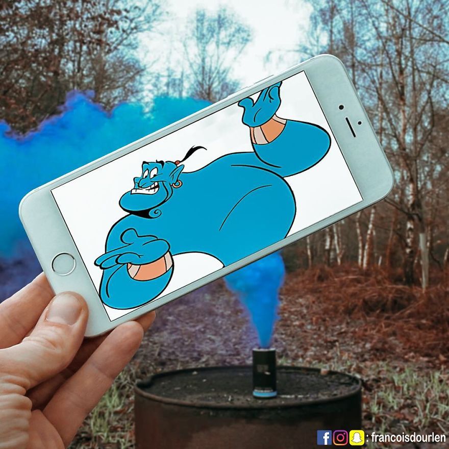 I Mix Iconic Characters And Scenes With The Real Life Using My Iphone