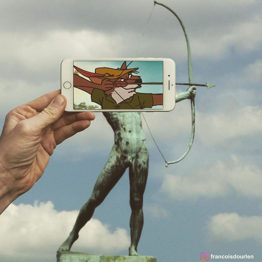 I Mix Iconic Characters And Scenes With The Real Life Using My Iphone