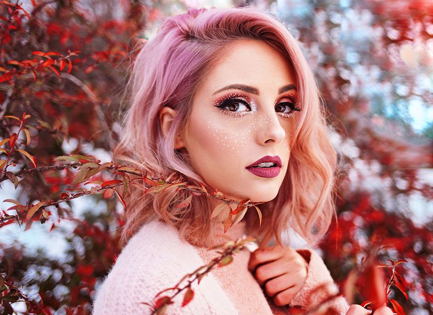 I Create Dreamy Portraits Inspired By Colored Hair And Fairytales I Create Dreamy Portraits Inspired By Colored Hair And Fairytales