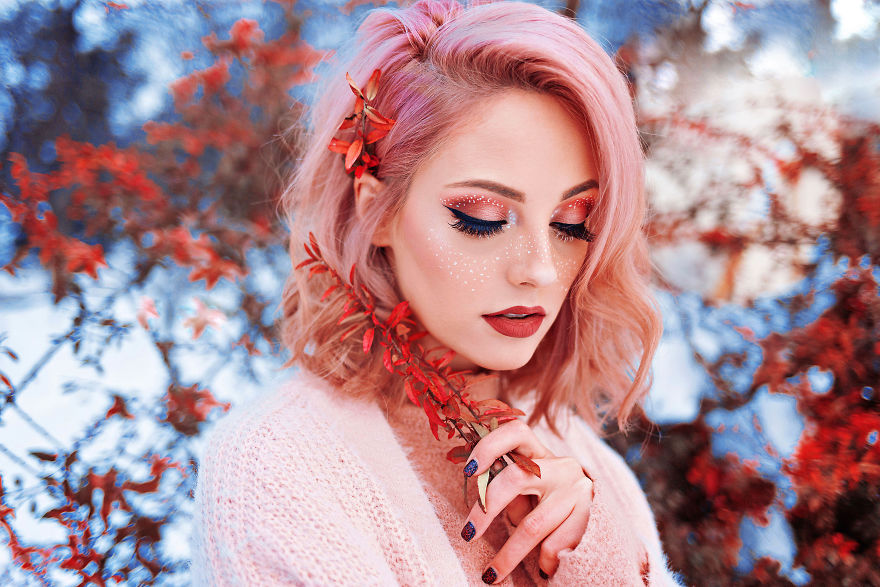 I Create Dreamy Portraits Inspired By Colored Hair And Fairytales