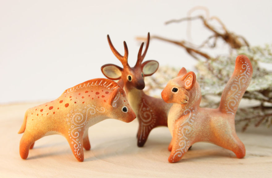 I Made These Animal Figurines In Fantasy Style