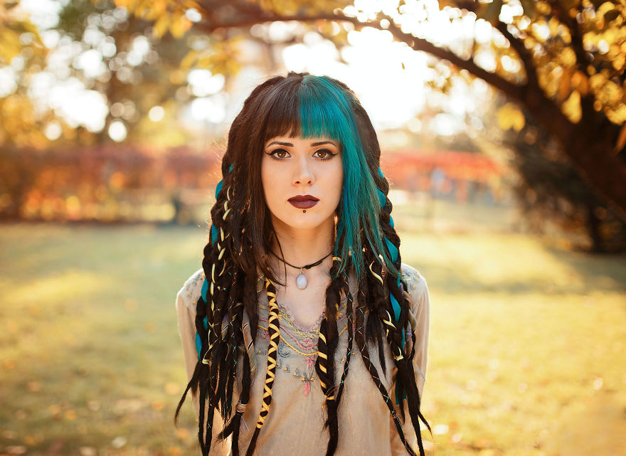 I Create Dreamy Portraits Inspired By Colored Hair And Fairytales