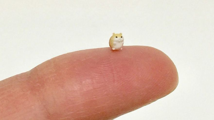 Japanese Artist Kakuho Fujii Creates Tiniest Animal Sculptures
