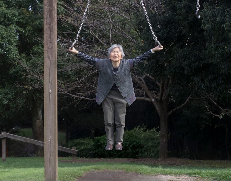 Japanese Great-Grandmother At Age 90 Continues Conquering Social Networks With Her Incredible Joy Of Living