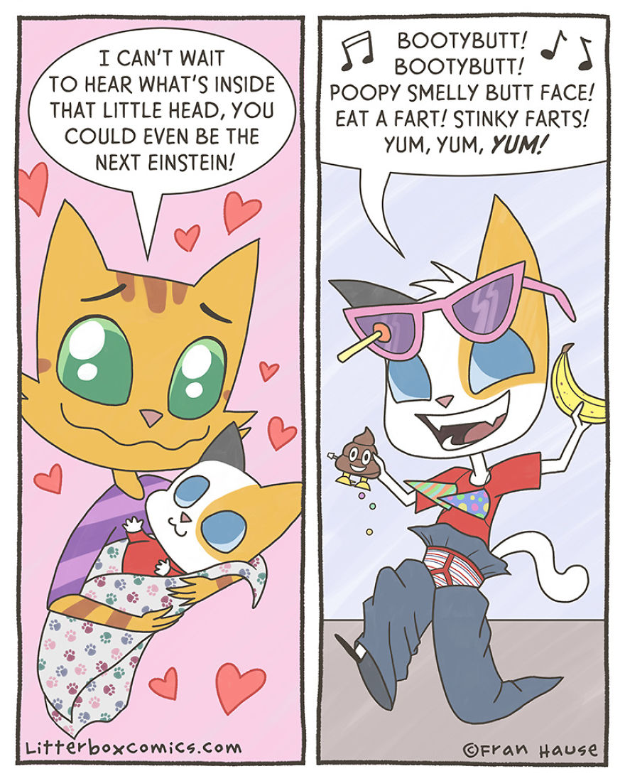 Litterbox Comics Puts A Feline Twist On Modern Day Parenting