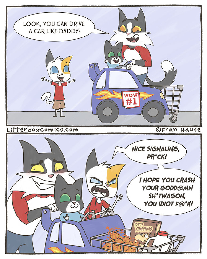 Litterbox Comics Puts A Feline Twist On Modern Day Parenting
