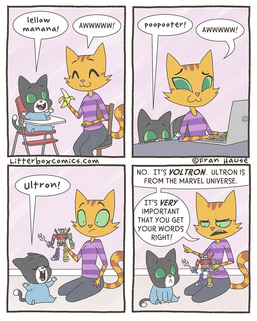 Litterbox Comics Puts A Feline Twist On Modern Day Parenting