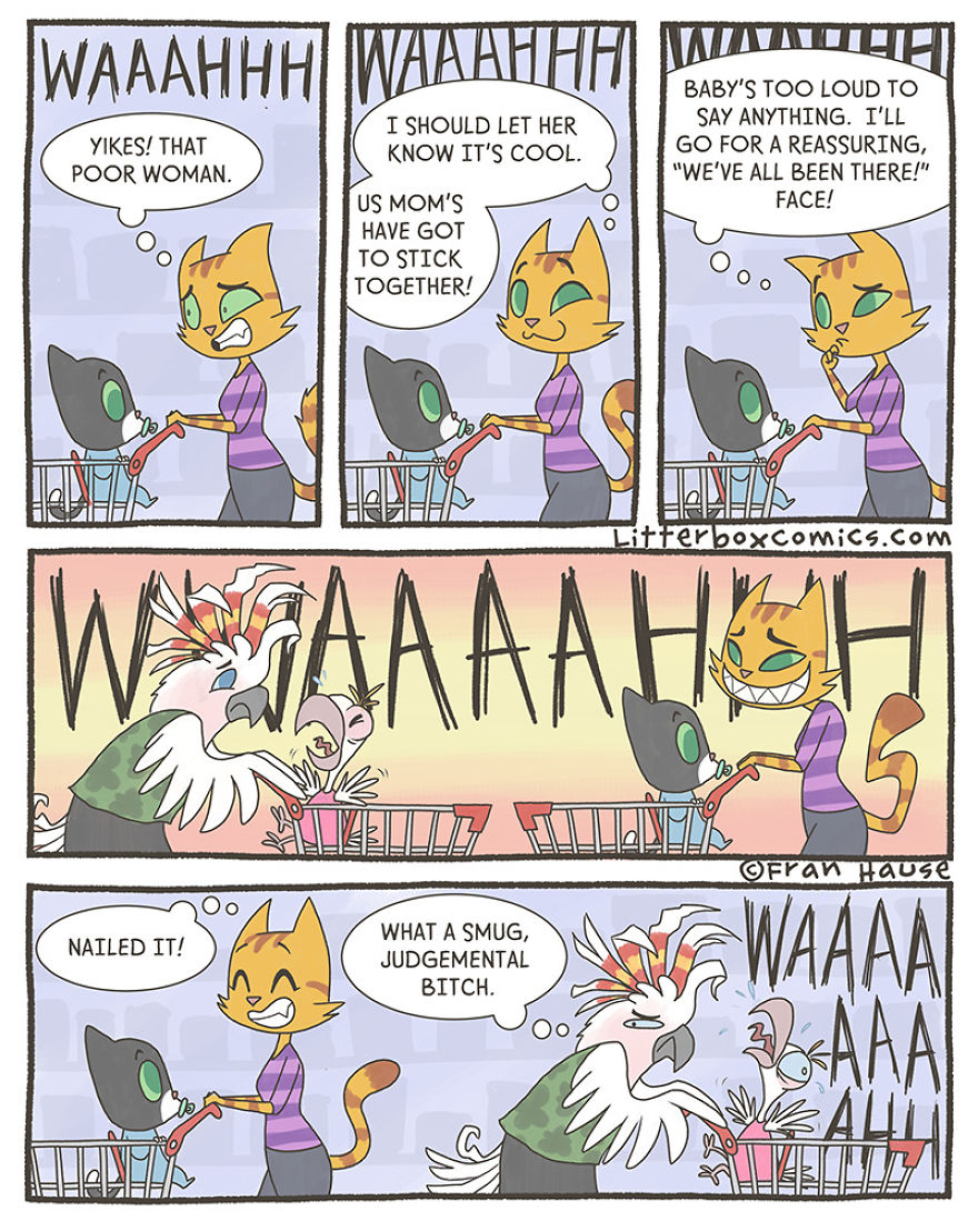 Litterbox Comics Puts A Feline Twist On Modern Day Parenting