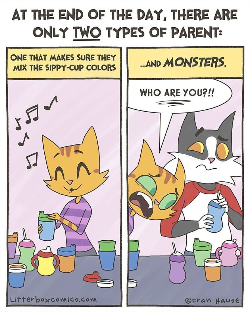 Litterbox Comics Puts A Feline Twist On Modern Day Parenting
