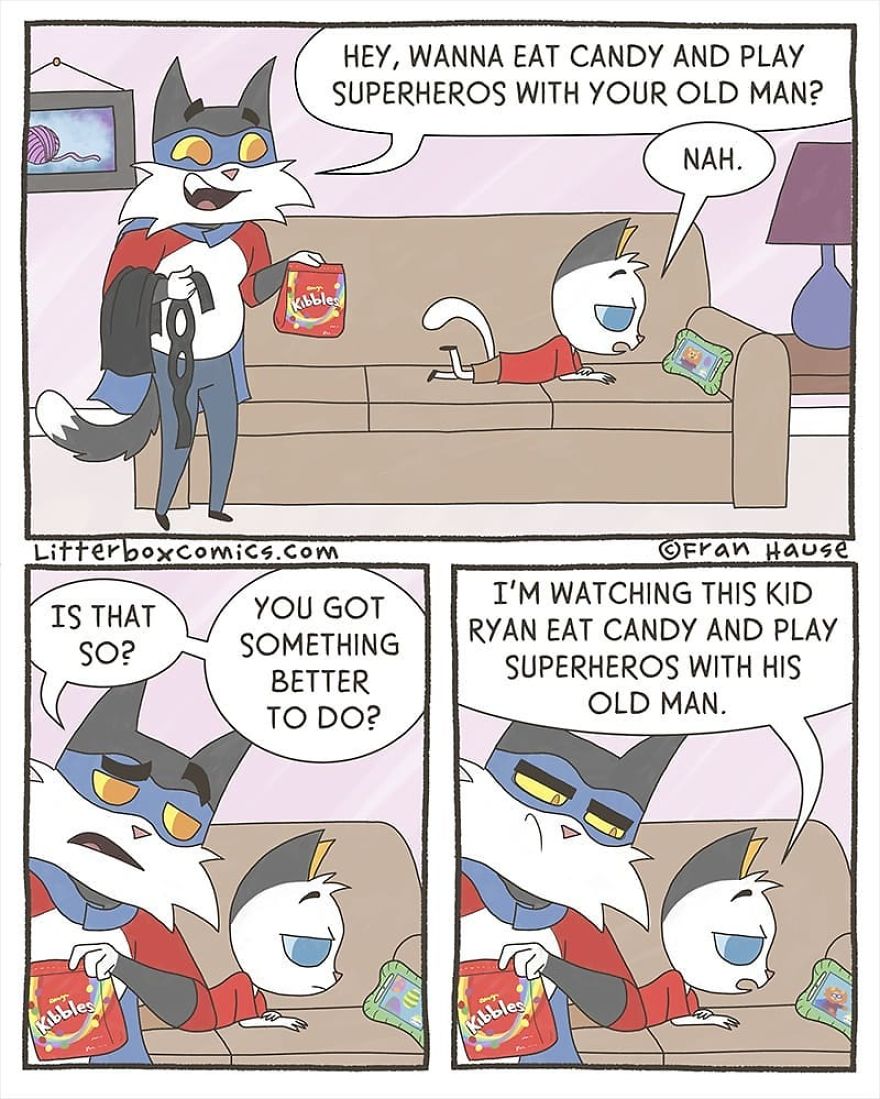 Litterbox Comics Puts A Feline Twist On Modern Day Parenting