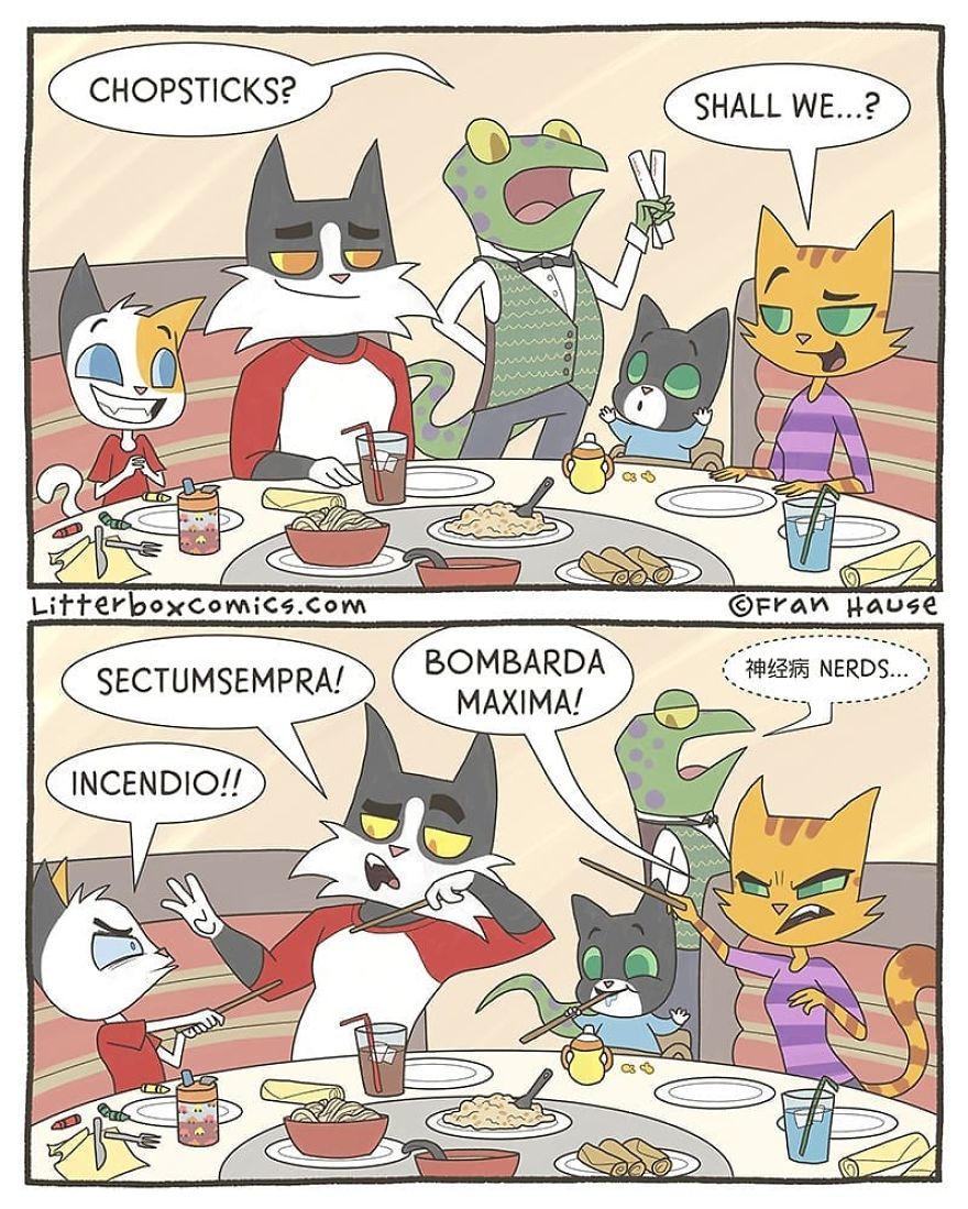 Litterbox Comics Puts A Feline Twist On Modern Day Parenting