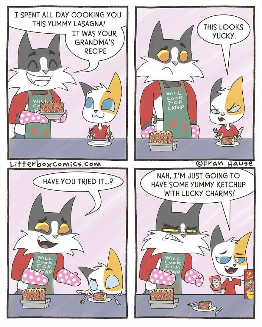 Litterbox Comics Puts A Feline Twist On Modern Day Parenting