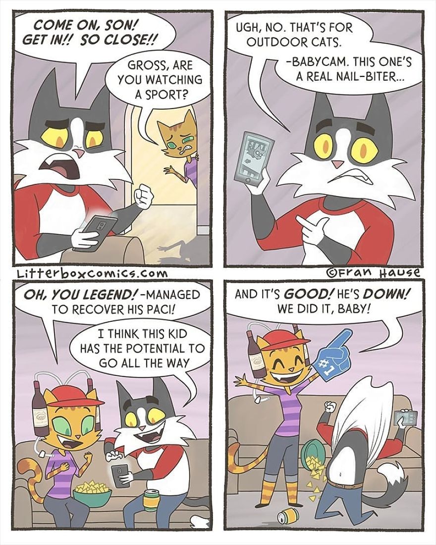 Litterbox Comics Puts A Feline Twist On Modern Day Parenting
