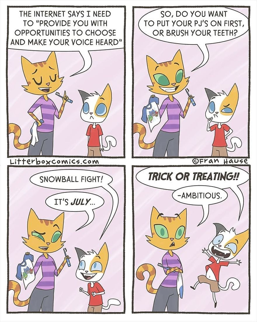 Litterbox Comics Puts A Feline Twist On Modern Day Parenting