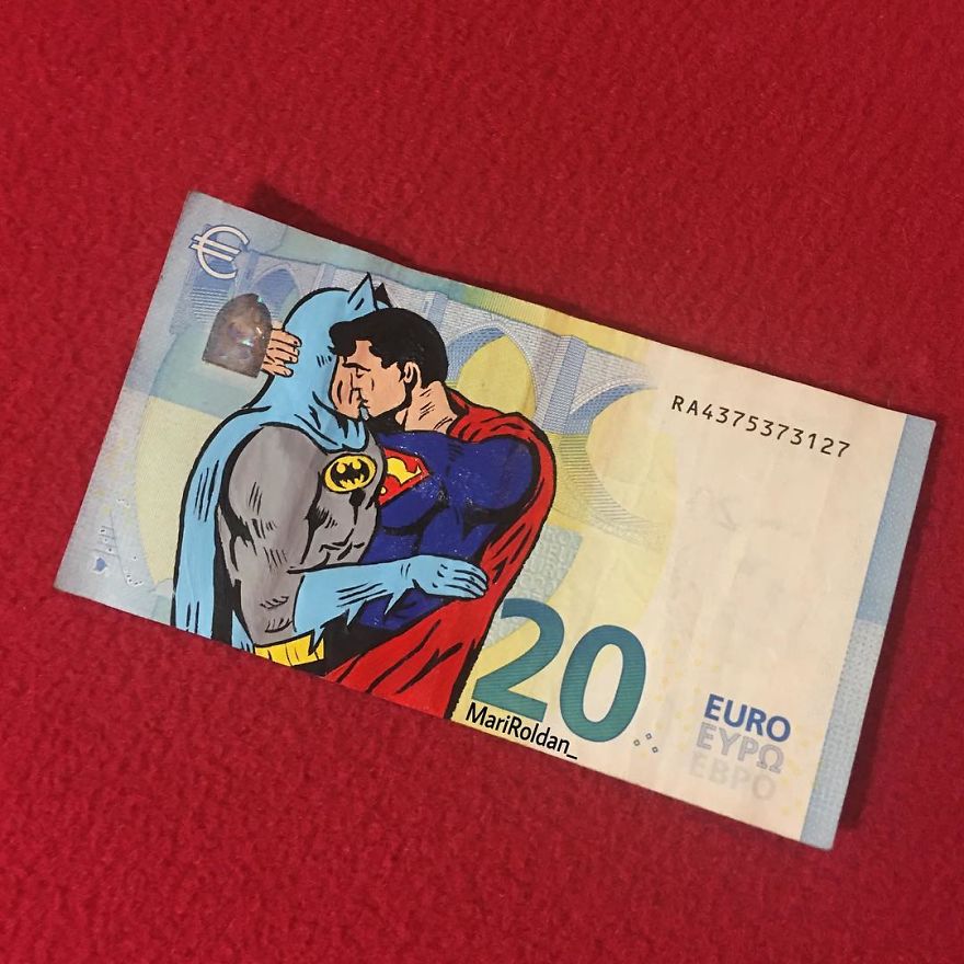 Mari Roldán The Young Artist Who Paints On Money