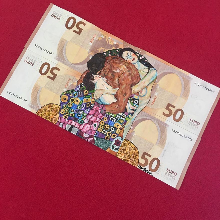 Mari Roldán The Young Artist Who Paints On Money