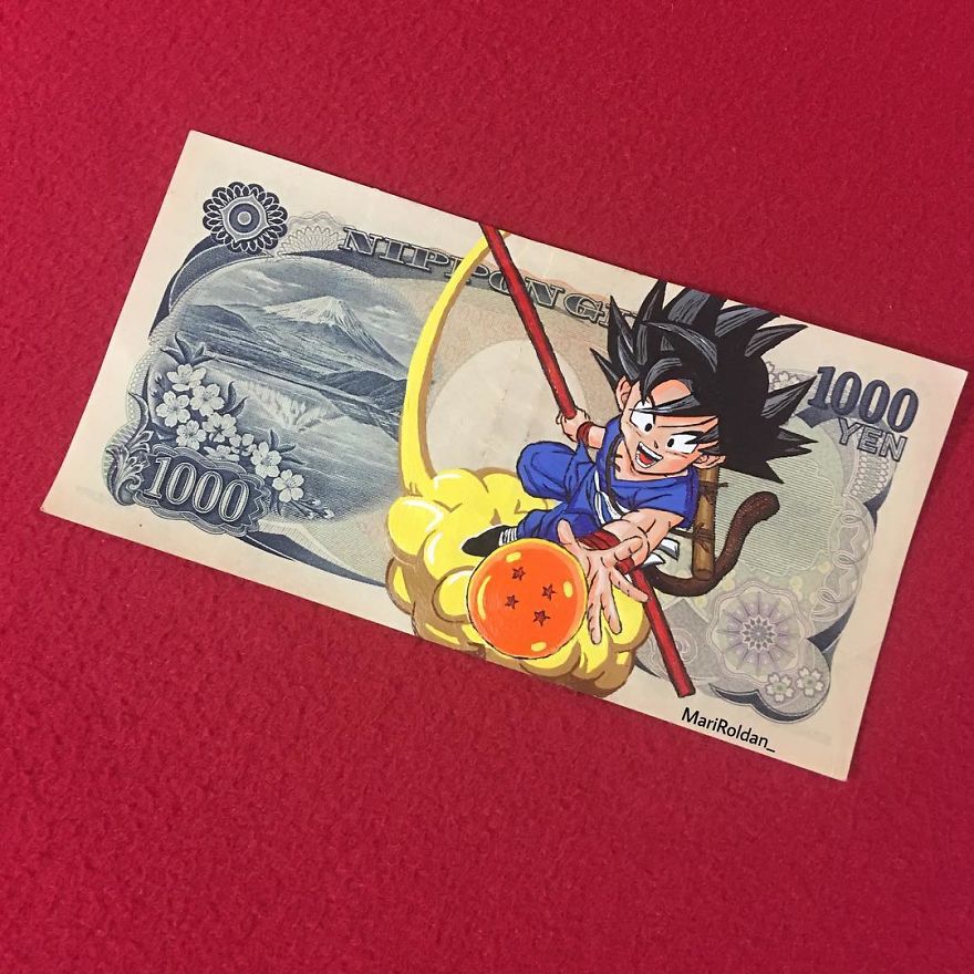 Mari Roldán The Young Artist Who Paints On Money