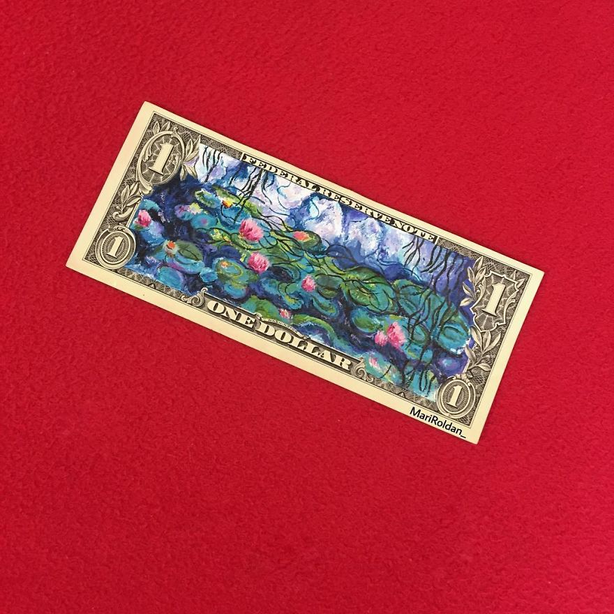Mari Roldán The Young Artist Who Paints On Money