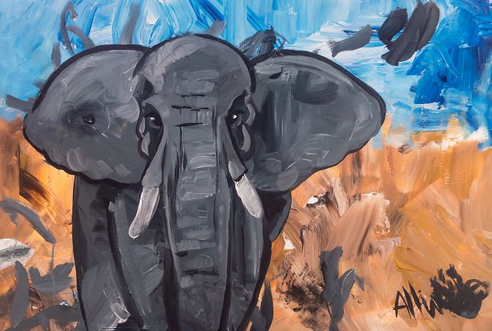 I Create Paintings With My 2-Year-Old Daughter