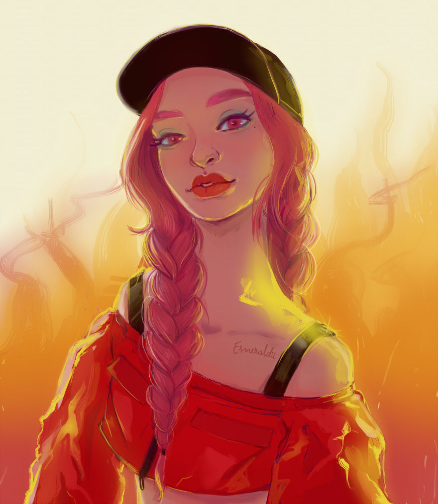 I Create Dreamy Illustrations