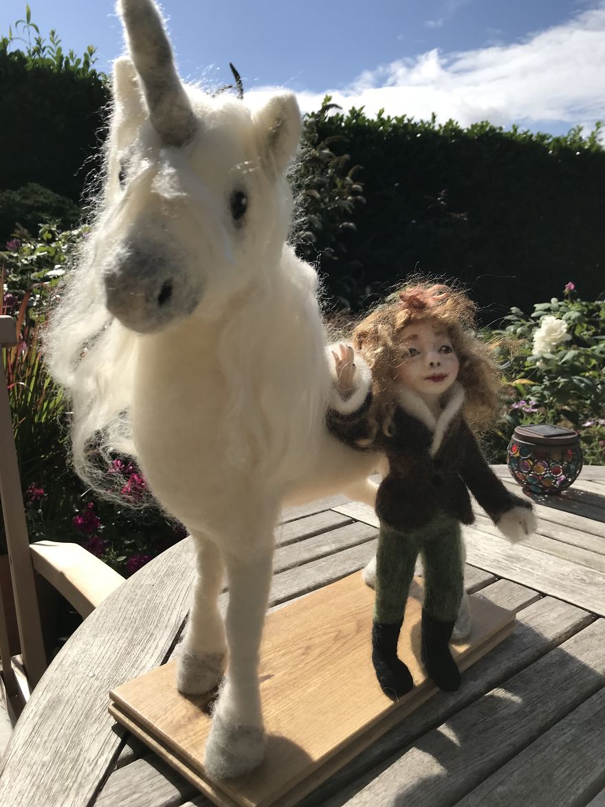 So Many Hours Spent Poking Wool With A Tiny Needle - Such Magical Transformations!