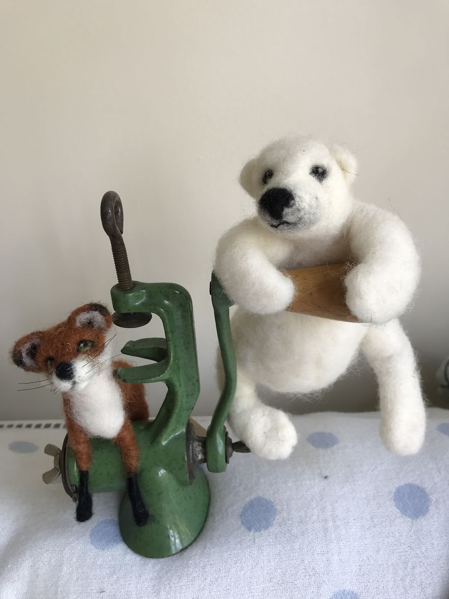 So Many Hours Spent Poking Wool With A Tiny Needle - Such Magical Transformations!