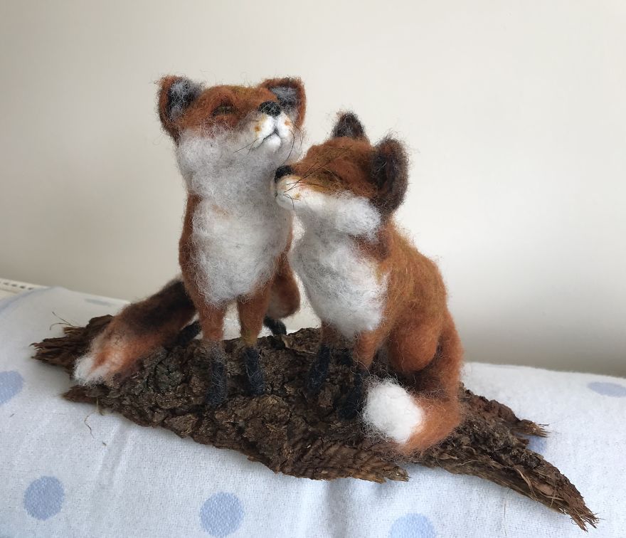 So Many Hours Spent Poking Wool With A Tiny Needle - Such Magical Transformations!