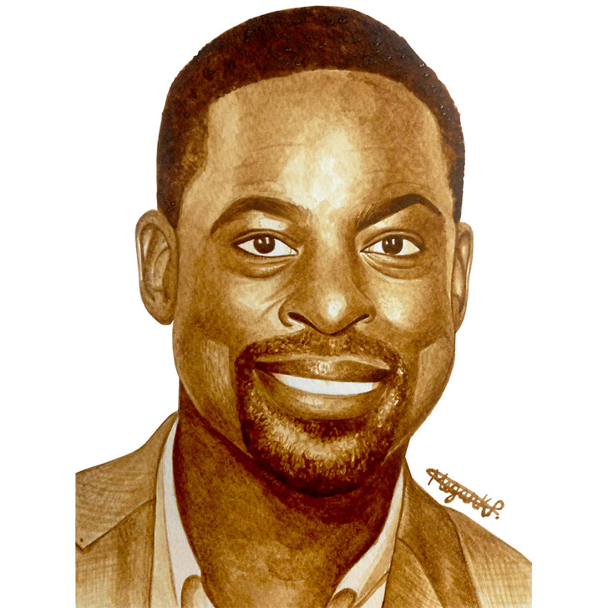 I Paint People And Animal Portraits Using Coffee I Paint People And Animal Portraits Using Coffee