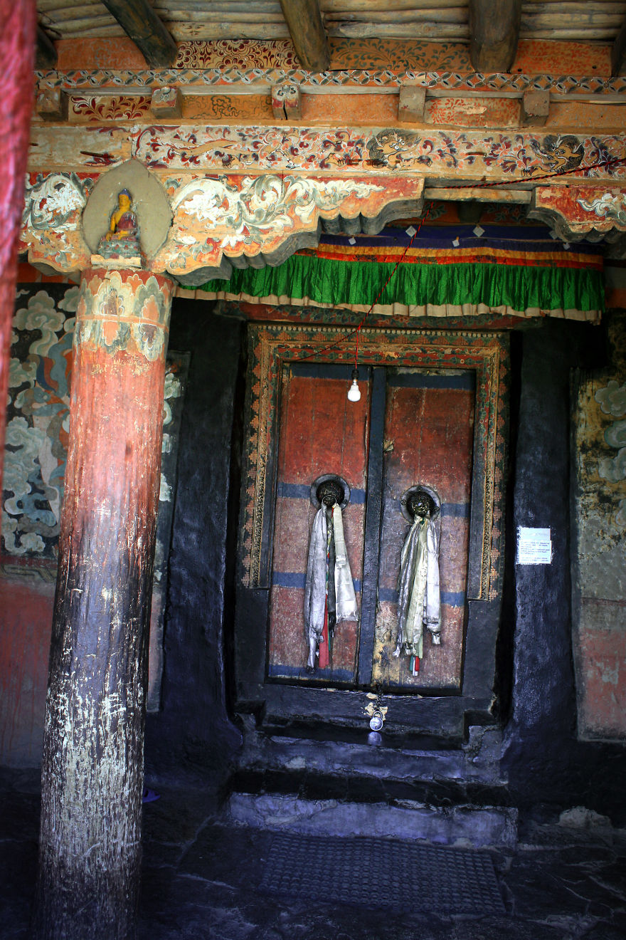The Buddhist Monastery Of Thiksey Is One Of The Most Beautiful In Ladakh, India