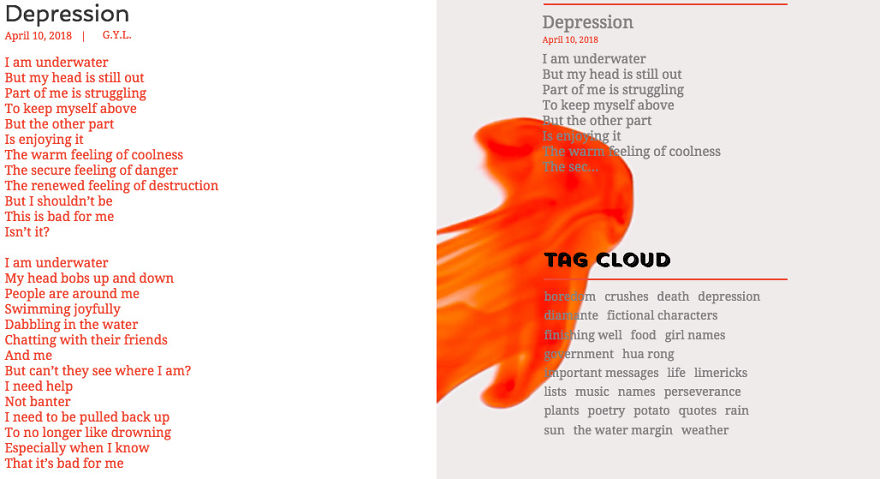 To Show My Writing To The World, I Published My Poems On My Blog