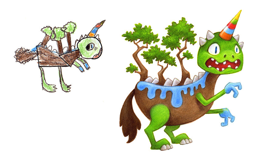 Another 20 Of My Monsters Based On Kid Drawings